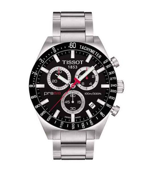 Tissot PRS 516 Black Chronograph Watch Pro